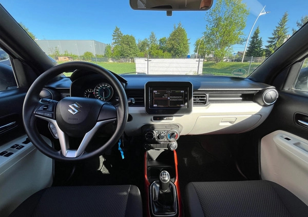 Suzuki Ignis cena 44900 przebieg: 43500, rok produkcji 2017 z Stęszew małe 379